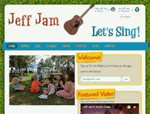 Tablet Screenshot of jeffjam.com